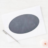 独自の石板Chalkboardアクセサリー – カスタマイズ 楕円形シール (封筒)