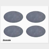独自の石板Chalkboardアクセサリー – カスタマイズ 楕円形シール (シート)