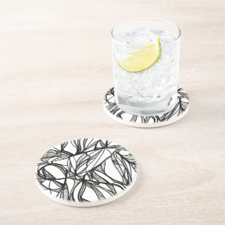 独自の砂岩サークルコースターに色を付ける:色付け コースター