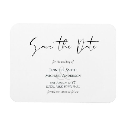 独自の磁気を作成する日付の予算を保存フレンドリー マグネット (横)