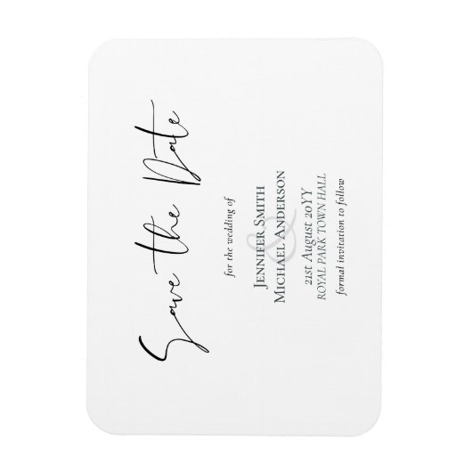 独自の磁気を作成する日付の予算を保存フレンドリー マグネット (縦)