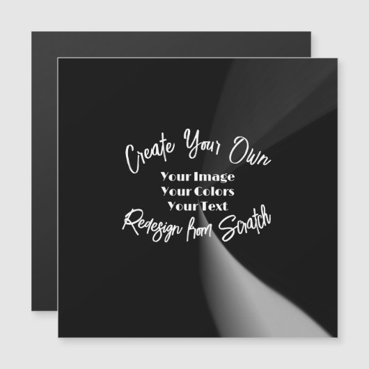 独自の磁気カーカスタムドをパーソナライズされた作成する (正面/裏面)