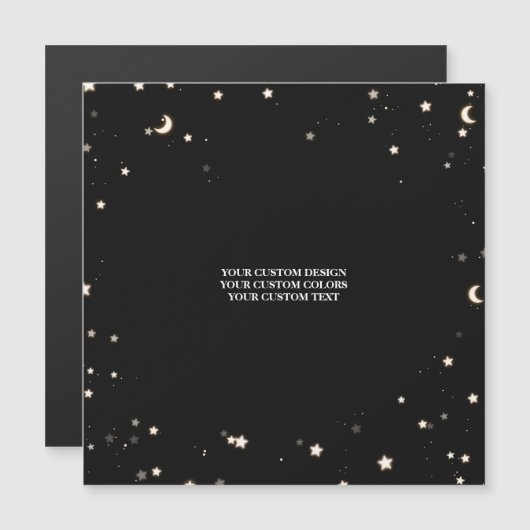 独自の磁気カーカスタムドをパーソナライズされた作成する (正面/裏面)