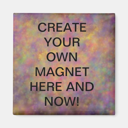 独自の磁石を作成する マグネット (正面)