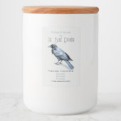 独自の神秘的なブルーレイヴン薬局を作成する フードラベル (正面)