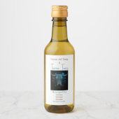 独自の神秘的な星占いタウロス〔占星術の〕十二宮図の作成 ワインラベル (正面)