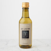 独自の神秘的な星占い師の作成〔占星術の〕十二宮図 ワインラベル (正面)