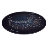 独自の神秘的な銀の月の祭壇ボードを作成 カッティングボード (角)