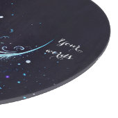 独自の神秘的な青と銀の月壇を作成 カッティングボード (角)