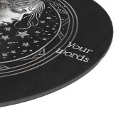 独自の神秘的な《星座》乙女座ガラスの祭壇ボードを作成 カッティングボード (角)