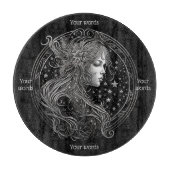 独自の神秘的な《星座》乙女座ガラスの祭壇ボードを作成 カッティングボード (正面)