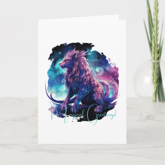 独自の神話のキメラのファンタジー生物を作成 カード (正面)