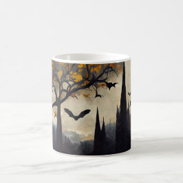独自の秋のこうもりを不気味作成 モーフィングマグカップ