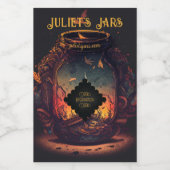 独自の秋妖精のランタンを作成 ワインラベル (シングルラベル)