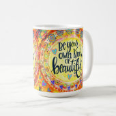 独自の種類の美しいインスピレーションのコーヒーマグ コーヒーマグカップ (正面右)