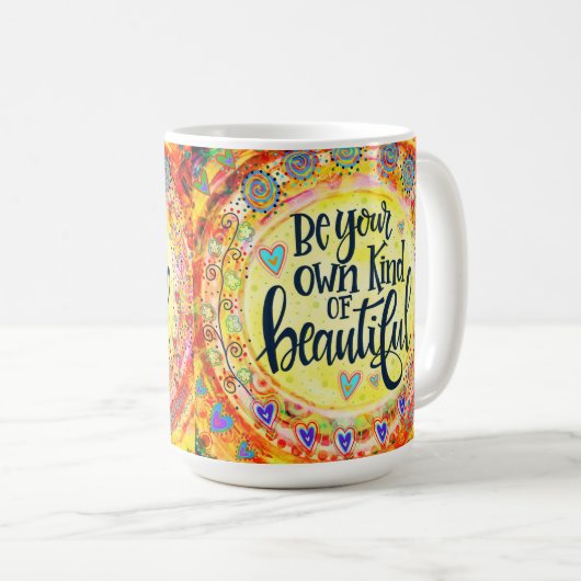 独自の種類の美しいインスピレーションのコーヒーマグ コーヒーマグカップ (正面右)