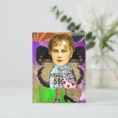 独自の穏やかなゼータ・コラージュの作成 ポストカード (スタンド正面)