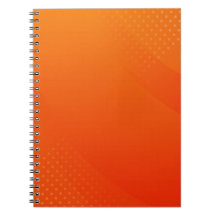 独自の空白のオレンジ色のジャーナルを作成する