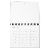 – 独自の空白のカレンダカスタムーの作成 カレンダー (3月 2026)