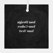 – 独自の空白のガラスカスタムオーナメントの作成 ガラスオーナメント (裏面)