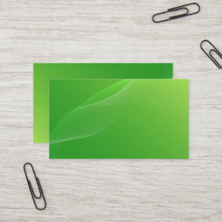 独自の空白のグリーンビジネスカードの作成 名刺