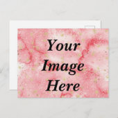 独自の空白のテンプレートカスタム写真の作成 ポストカード (正面/裏面)