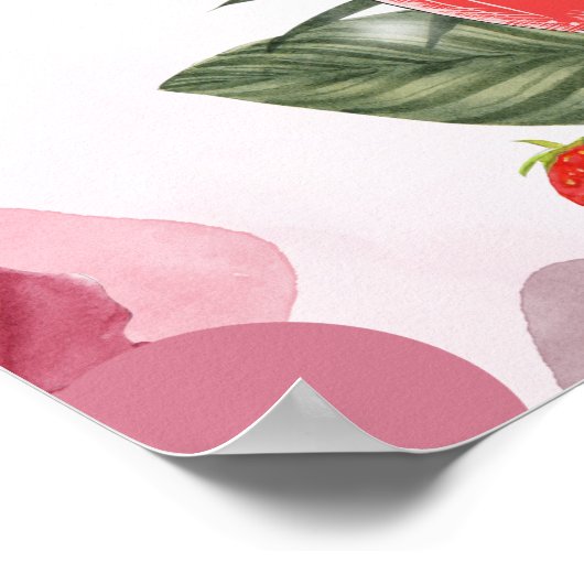 独自の空白のバブーブリーブランチMimosaを作成 ポスター (角)