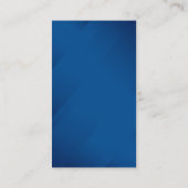独自の空白の青い名刺を作成する 名刺 (裏面)