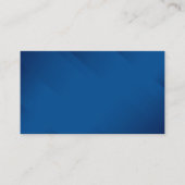 独自の空白の青い名刺を作成する 名刺 (正面)