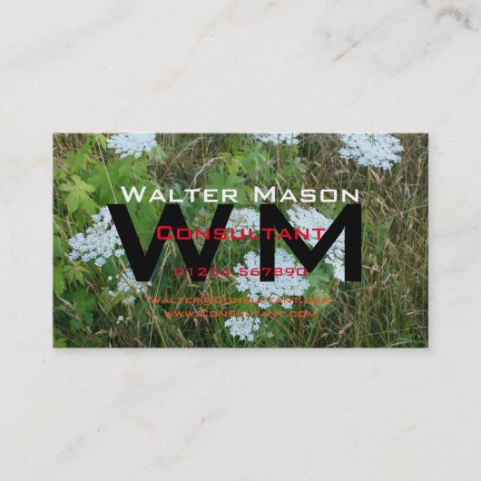 独自の簡単汎用コンサルタントの作成 名刺 (正面)