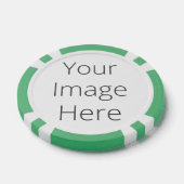 独自の粘土トランプのポーカーチップを作成ストライプのする ポーカーチップ (シングル)