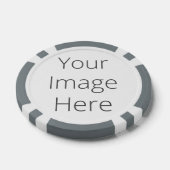 独自の粘土トランプのポーカーチップを作成無地のする ポーカーチップ (シングル)