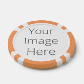 独自の粘土トランプのポーカーチップを作成無地のする ポーカーチップ (シングル)