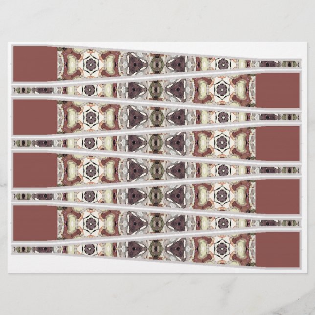 独自の紙ビーズ (正面)