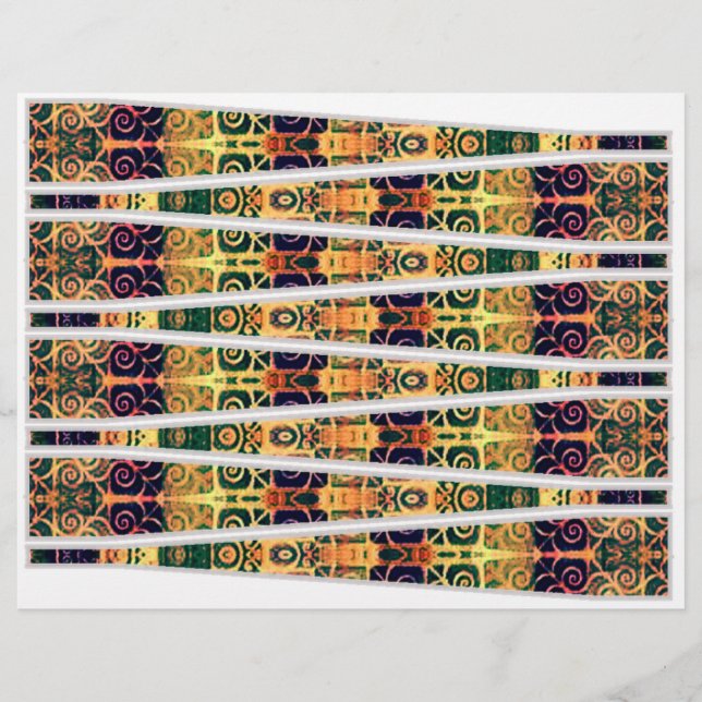 独自の紙ビーズ (正面)