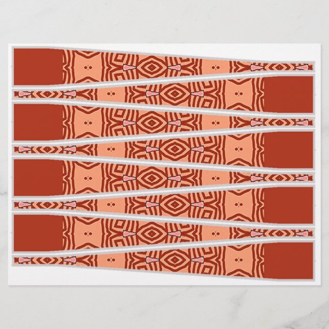 独自の紙ビーズ (正面)