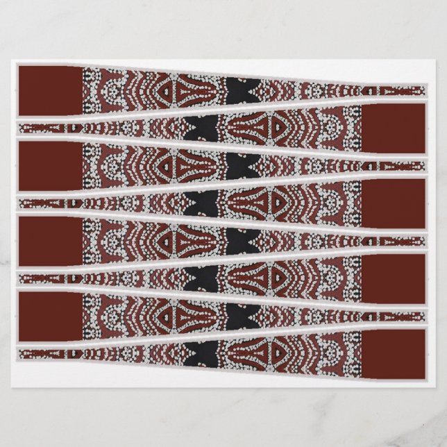 独自の紙ビーズ (正面)