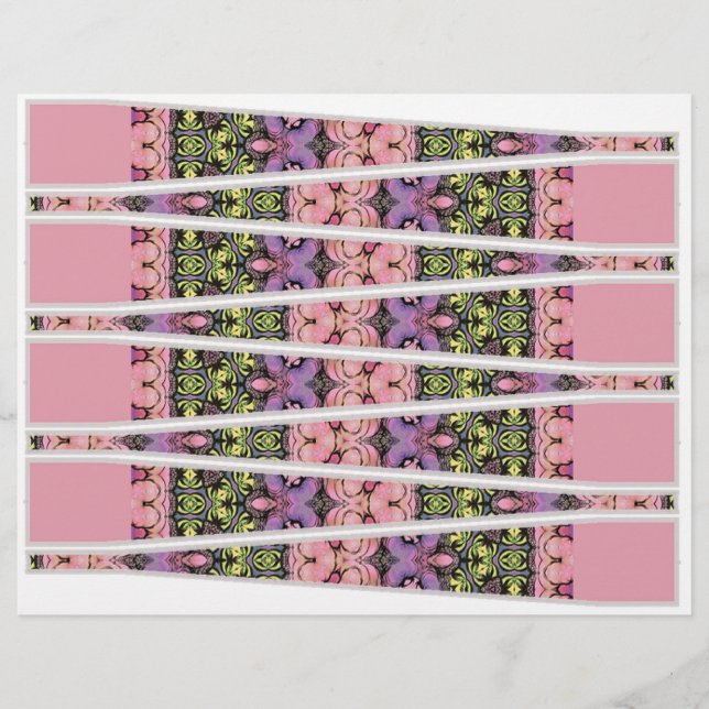 独自の紙ビーズ (正面)