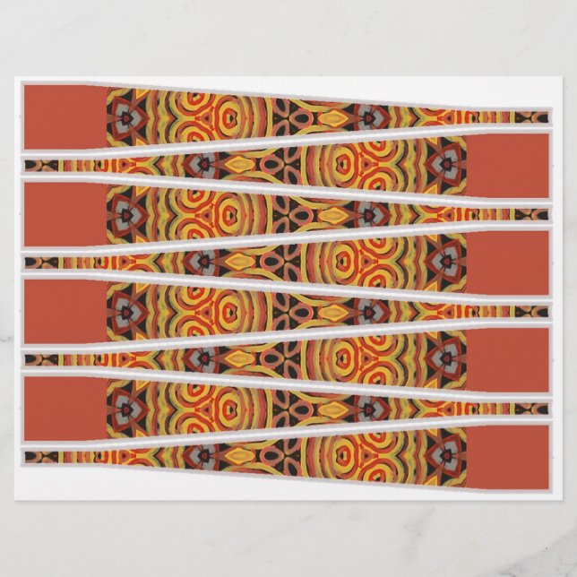 独自の紙ビーズ (正面)