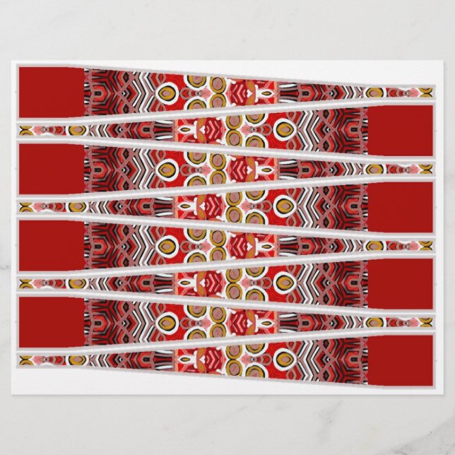 独自の紙ビーズ (正面)