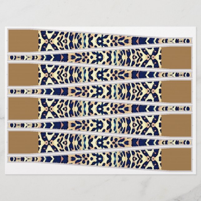 独自の紙ビーズ (正面)