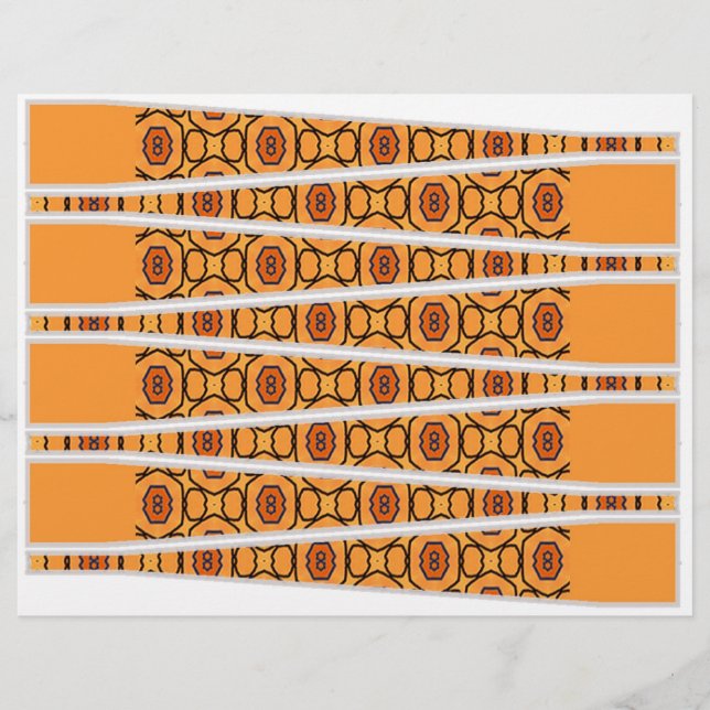 独自の紙ビーズ (正面)