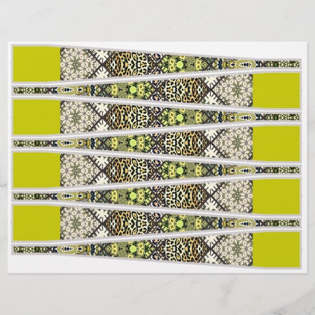 独自の紙ビーズ (正面)