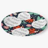 独自の紙フォト文字テンプレートladybug紙の作成 ペーパープレート (アングル)