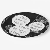 独自の紙フォト文字テンプレートpoppyを作成 ペーパープレート (アングル)