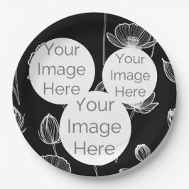 独自の紙フォト文字テンプレートpoppyを作成 ペーパープレート