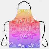 独自の素敵なオールオーバープリントの作成 エプロン (正面)