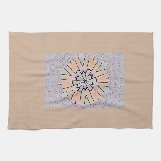 独自の素敵なパターンのキッチンタオカッコいいルを作成する キッチンタオル (横)