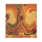 独自の素敵な製品を作カスタマイズ成する ノートパッド (正面)