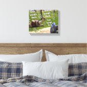 独自の素晴らしいイメージテンプレートの作成 キャンバスプリント (インサイチュ (寝室))